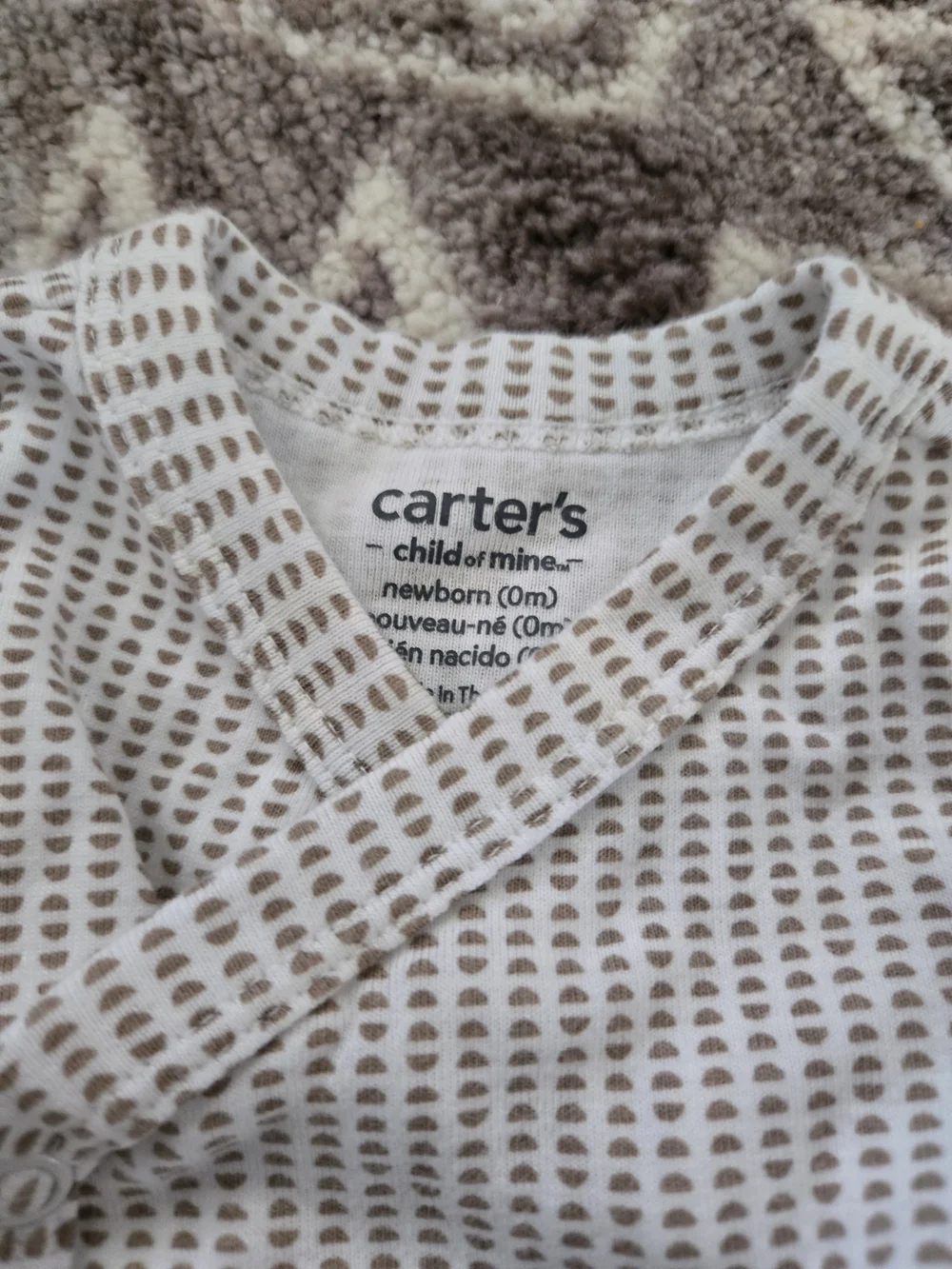 Carter's Newborn Set Of 3 Onsie